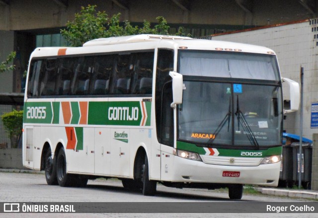 Empresa Gontijo de Transportes 20055 na cidade de Santos, São Paulo, Brasil, por Roger Coelho. ID da foto: 7620165.