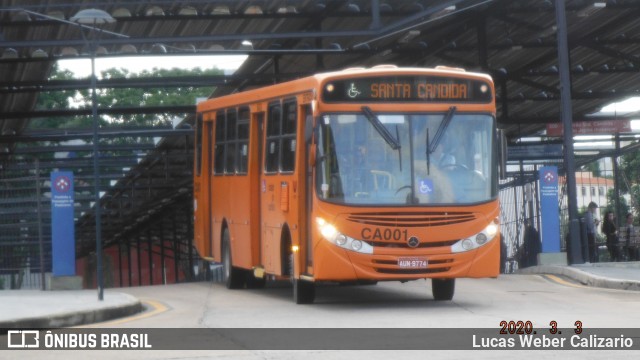 Auto Viação Santo Antônio CA001 na cidade de Curitiba, Paraná, Brasil, por Lucas Weber Calizario. Número da foto: #7620405.