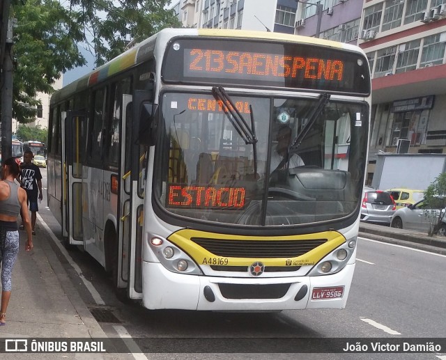 Auto Viação Alpha A48169 na cidade de Rio de Janeiro, Rio de Janeiro, Brasil, por João Victor Damião. ID da foto: 7620620.