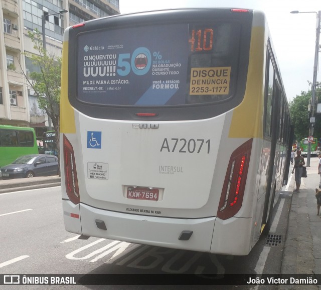 Transurb A72071 na cidade de Rio de Janeiro, Rio de Janeiro, Brasil, por João Victor Damião. ID da foto: 7618253.