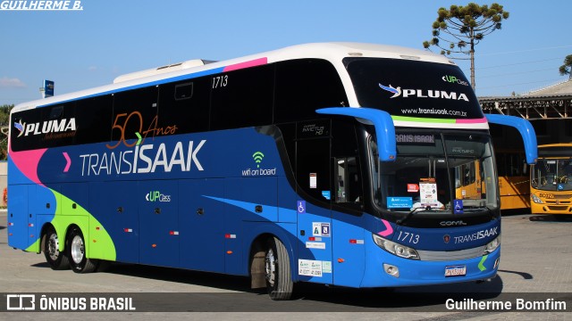 Trans Isaak Turismo 1713 na cidade de Curitiba, Paraná, Brasil, por Guilherme Bomfim. Número da foto: #7619001.