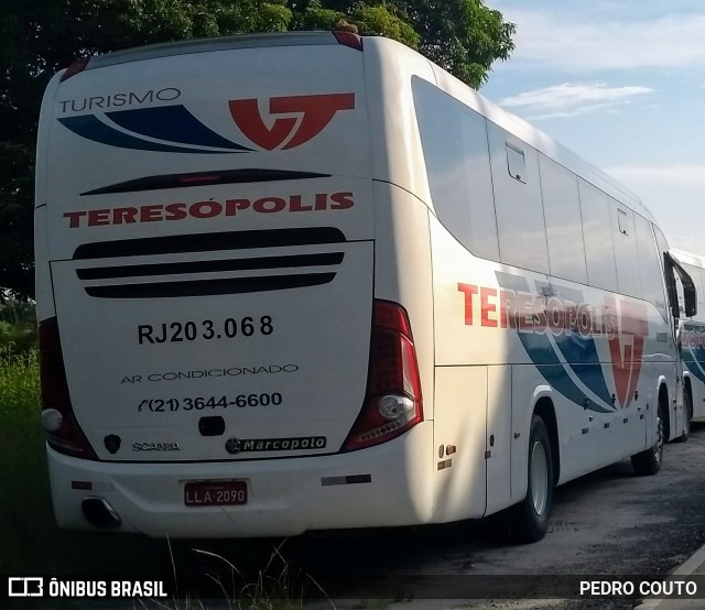 Viação Teresópolis RJ 203.068 na cidade de Teresópolis, Rio de Janeiro, Brasil, por PEDRO COUTO. Número da foto: #7621566.