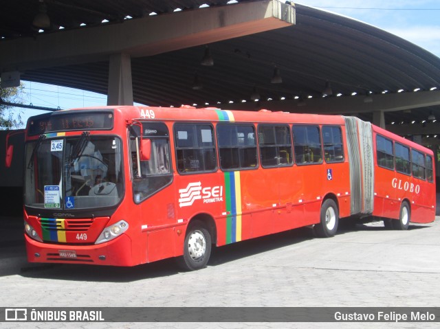 Transportadora Globo 449 na cidade de Olinda, Pernambuco, Brasil, por Gustavo Felipe Melo. Número da foto: #7623219.