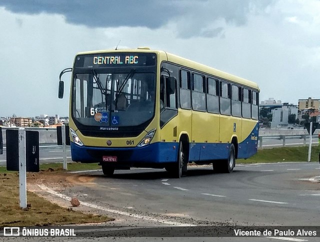 Transpratur Urbano 061 na cidade de Divinópolis, Minas Gerais, Brasil, por Vicente de Paulo Alves. ID da foto: 7623772.