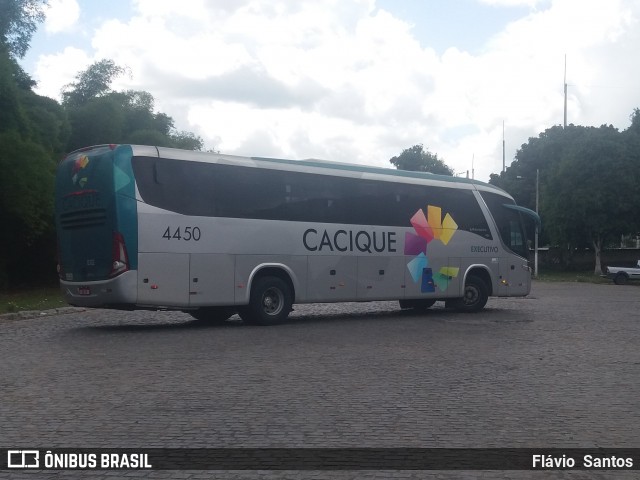 Cacique Transportes 4450 na cidade de Cruz das Almas, Bahia, Brasil, por Flávio  Santos. Número da foto: #7623196.