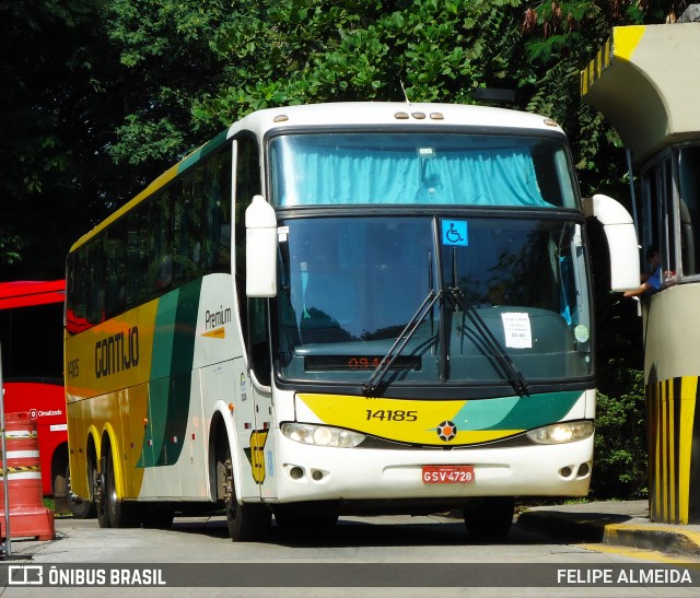 Empresa Gontijo de Transportes 14185 na cidade de São Paulo, São Paulo, Brasil, por FELIPE ALMEIDA. ID da foto: 7621586.