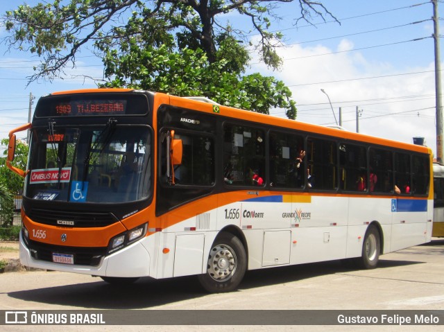 Itamaracá Transportes 1.656 na cidade de Recife, Pernambuco, Brasil, por Gustavo Felipe Melo. ID da foto: 7621434.