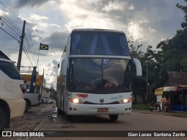 Eucatur - Empresa União Cascavel de Transportes e Turismo 3812 na cidade de Ji-Paraná, Rondônia, Brasil, por Gian Lucas  Santana Zardo. ID da foto: 7624058.