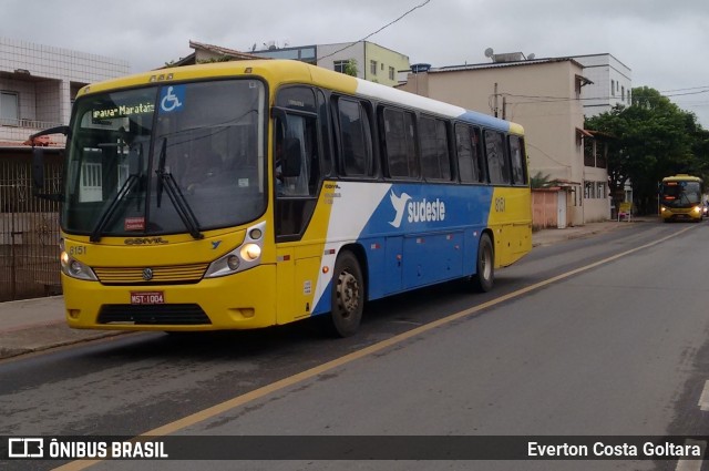 Viação Sudeste 8151 na cidade de Piúma, Espírito Santo, Brasil, por Everton Costa Goltara. ID da foto: 7573976.