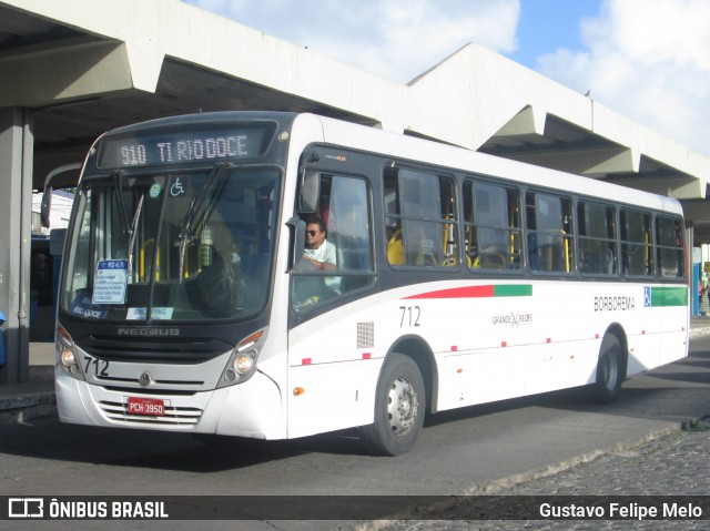 Borborema Imperial Transportes 712 na cidade de Olinda, Pernambuco, Brasil, por Gustavo Felipe Melo. ID da foto: 7573839.