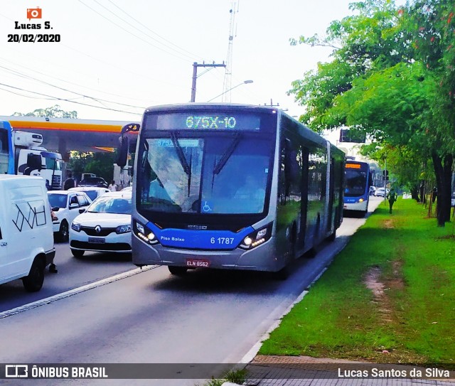 Viação Grajaú S.A. 6 1787 na cidade de São Paulo, São Paulo, Brasil, por Lucas Santos da Silva. ID da foto: 7573478.