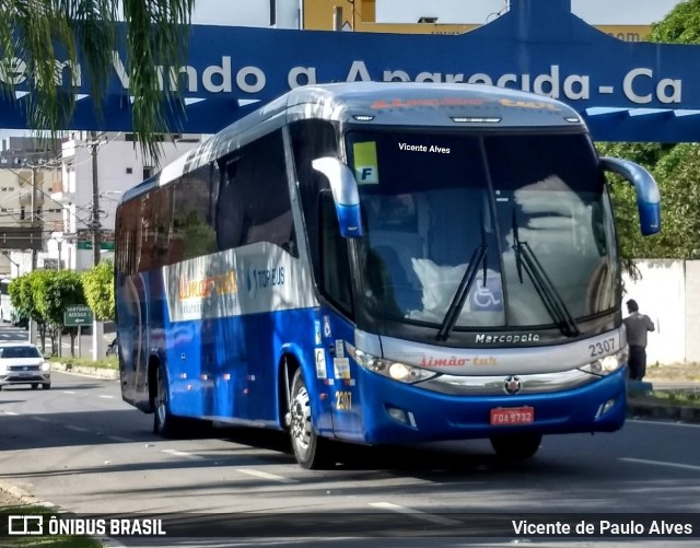 Simão Tur 2307 na cidade de Aparecida, São Paulo, Brasil, por Vicente de Paulo Alves. ID da foto: 7574957.