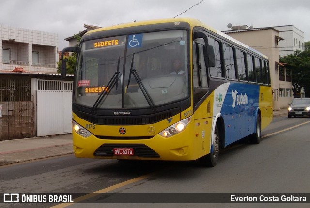 Viação Sudeste 8173 na cidade de Piúma, Espírito Santo, Brasil, por Everton Costa Goltara. ID da foto: 7573986.