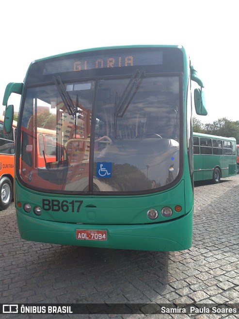 Transporte Coletivo Glória BB617 na cidade de Curitiba, Paraná, Brasil, por Samira  Paula Soares. ID da foto: 7575919.