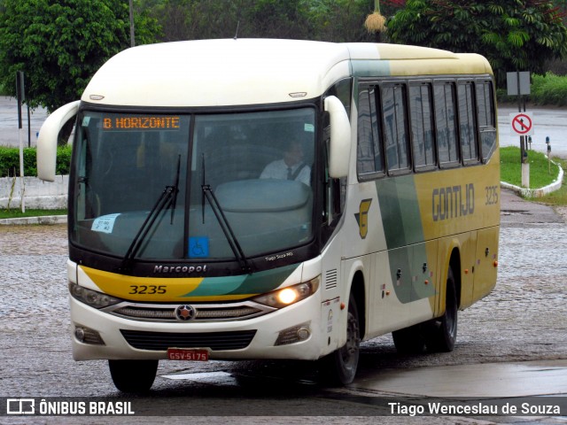 Empresa Gontijo de Transportes 3235 na cidade de João Monlevade, Minas Gerais, Brasil, por Tiago Wenceslau de Souza. ID da foto: 7574929.