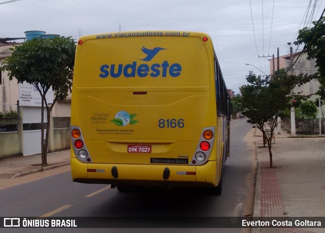 Viação Sudeste 8166 na cidade de Piúma, Espírito Santo, Brasil, por Everton Costa Goltara. Número da foto: #7575727.