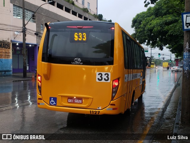 Transporte Suplementar de Belo Horizonte 1127 na cidade de Belo Horizonte, Minas Gerais, Brasil, por Luiz Silva. Número da foto: #7575576.
