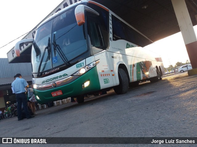 Empresa de Transportes Andorinha 6061 na cidade de Cuiabá, Mato Grosso, Brasil, por Jorge Luiz Sanches. Número da foto: #7573443.