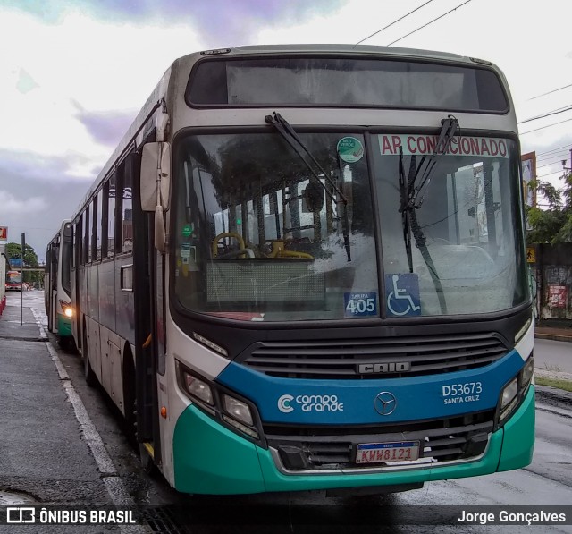 Transportes Campo Grande D53673 na cidade de Rio de Janeiro, Rio de Janeiro, Brasil, por Jorge Gonçalves. ID da foto: 7575183.