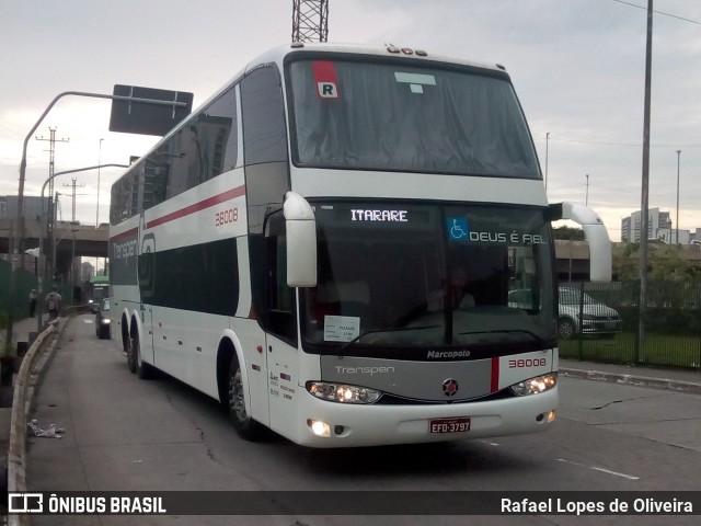 Transpen Transporte Coletivo e Encomendas 38008 na cidade de São Paulo, São Paulo, Brasil, por Rafael Lopes de Oliveira. ID da foto: 7575849.