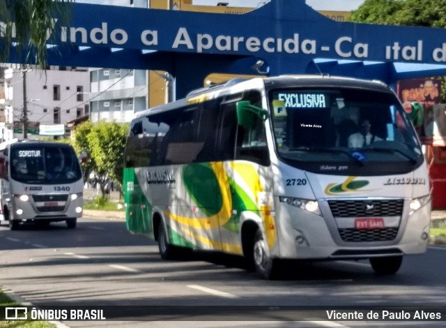 Exclusiva Turismo 2720 na cidade de Aparecida, São Paulo, Brasil, por Vicente de Paulo Alves. ID da foto: 7573408.