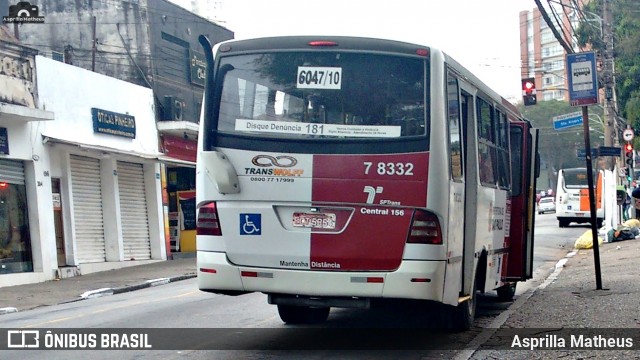 Transwolff Transportes e Turismo 7 8332 na cidade de São Paulo, São Paulo, Brasil, por Asprilla Matheus. Número da foto: #7576242.