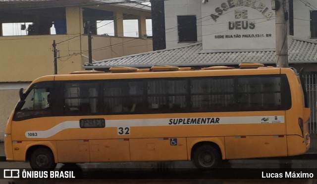 Transporte Suplementar de Belo Horizonte 1083 na cidade de Belo Horizonte, Minas Gerais, Brasil, por Lucas Máximo. ID da foto: 7573739.