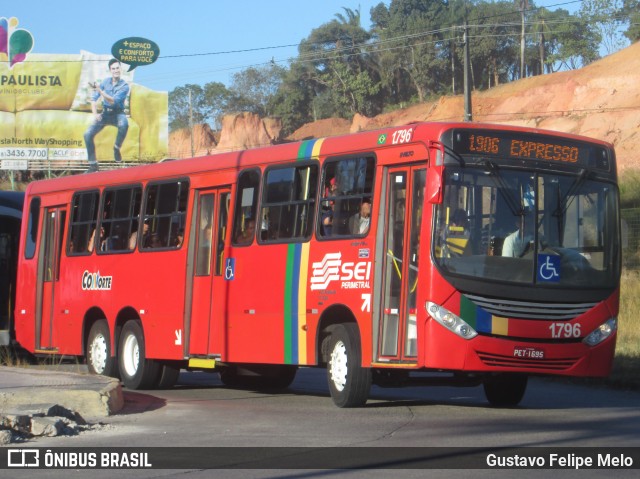 Itamaracá Transportes 1.796 na cidade de Paulista, Pernambuco, Brasil, por Gustavo Felipe Melo. ID da foto: 7576465.