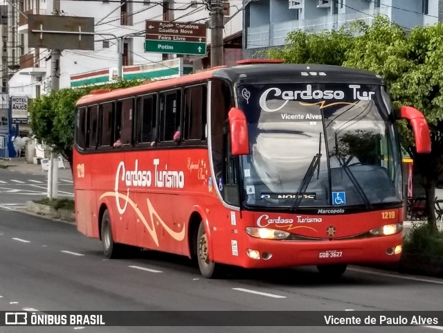 Cardoso Turismo 1219 na cidade de Aparecida, São Paulo, Brasil, por Vicente de Paulo Alves. ID da foto: 7625634.