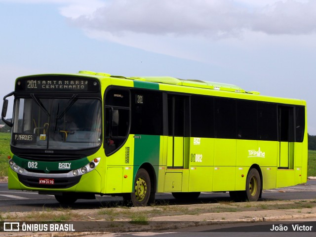 EMVIPI - Empresa Viação Piauí 01082 na cidade de Teresina, Piauí, Brasil, por João Victor. ID da foto: 7624223.