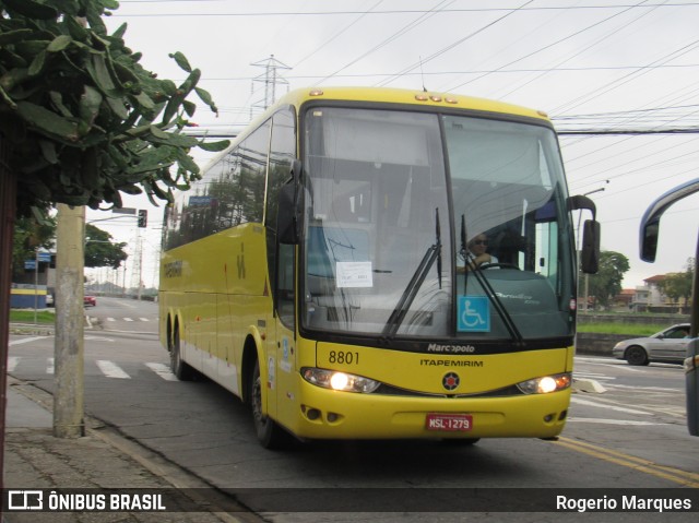 Viação Itapemirim 8801 na cidade de São José dos Campos, São Paulo, Brasil, por Rogerio Marques. Número da foto: #7625891.