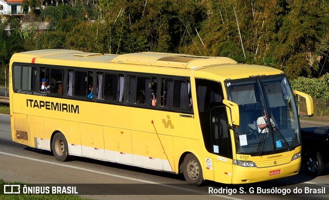 Viação Itapemirim 9707 na cidade de Santa Isabel, São Paulo, Brasil, por Rodrigo S. G Busólogo do Brasil. Número da foto: #7626138.