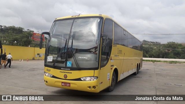 Viação Itapemirim 8869 na cidade de Governador Valadares, Minas Gerais, Brasil, por Jonatas Costa da Mata. Número da foto: #7624939.