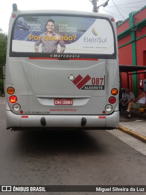 Vaucher e Cia. 087 na cidade de Alegrete, Rio Grande do Sul, Brasil, por Miguel Silveira da Luz. Número da foto: #7625252.