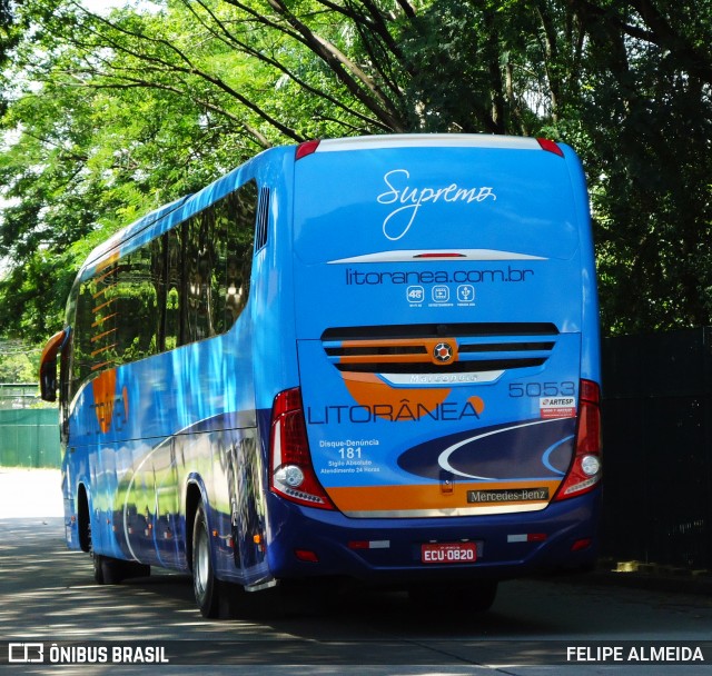 Litorânea Transportes Coletivos 5053 na cidade de São Paulo, São Paulo, Brasil, por FELIPE ALMEIDA. ID da foto: 7626578.