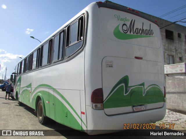 Viação Machado 5700 na cidade de São Mateus, Espírito Santo, Brasil, por Hariel Bernades. ID da foto: 7624811.