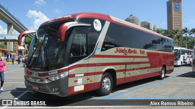 Santa Maria Fretamento e Turismo > Transportes Santa Maria(SP) 560 na cidade de Aparecida, São Paulo, Brasil, por Alex Ramos Ribeiro. Número da foto: #7626651.