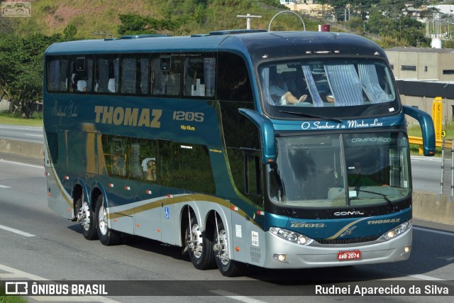 Transportes Thomaz 1205 na cidade de Arujá, São Paulo, Brasil, por Rudnei Aparecido da Silva. ID da foto: 7626469.