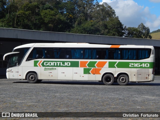 Empresa Gontijo de Transportes 21640 na cidade de Manhuaçu, Minas Gerais, Brasil, por Christian  Fortunato. ID da foto: 7629497.