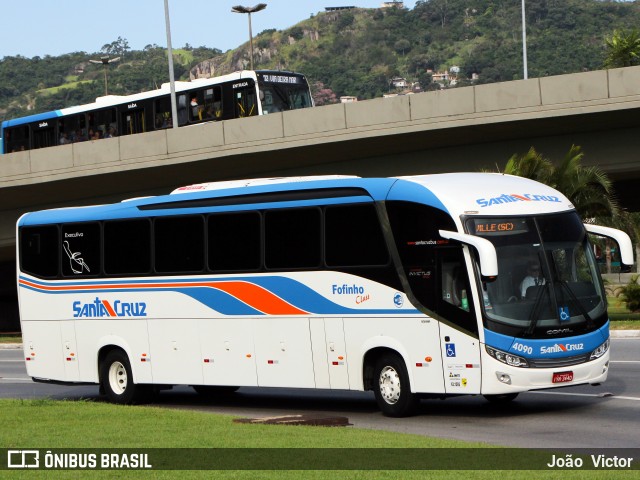 VUSC - Viação União Santa Cruz 4090 na cidade de Florianópolis, Santa Catarina, Brasil, por João Victor. ID da foto: 7628484.