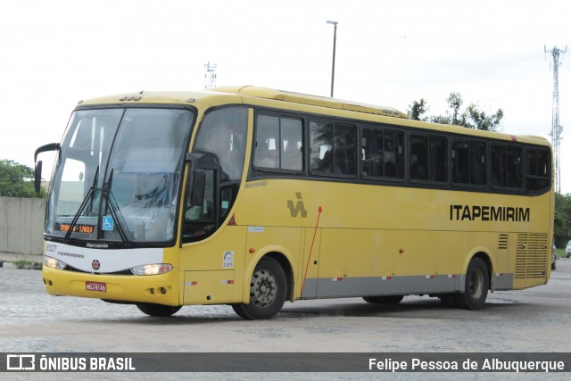 Viação Itapemirim 8527 na cidade de Caruaru, Pernambuco, Brasil, por Felipe Pessoa de Albuquerque. ID da foto: 7628497.