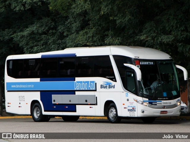 VIDA - Viação Danúbio Azul 10013 na cidade de São Paulo, São Paulo, Brasil, por João Victor. Número da foto: #7629624.