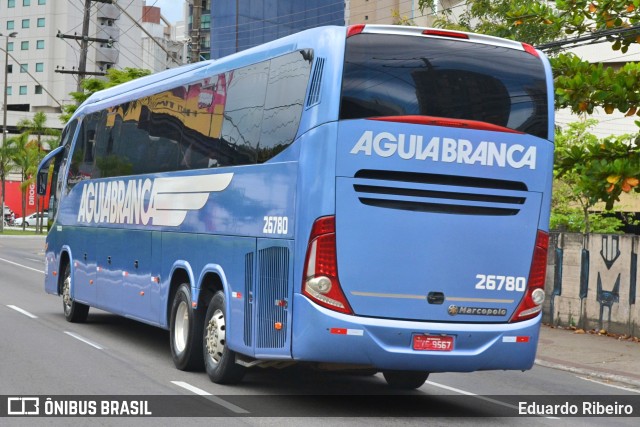 Viação Águia Branca 26780 na cidade de Vitória, Espírito Santo, Brasil, por Eduardo Ribeiro. ID da foto: 7629262.