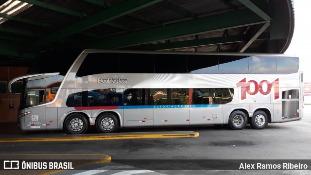 Auto Viação 1001 108.514 na cidade de Resende, Rio de Janeiro, Brasil, por Alex Ramos Ribeiro. ID da foto: 7628618.