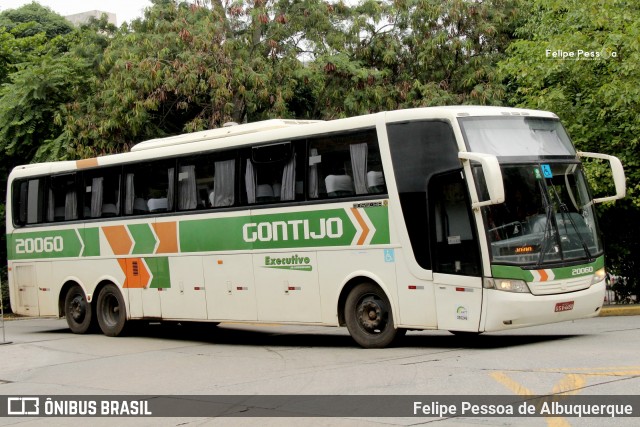 Empresa Gontijo de Transportes 20060 na cidade de São Paulo, São Paulo, Brasil, por Felipe Pessoa de Albuquerque. ID da foto: 7628333.