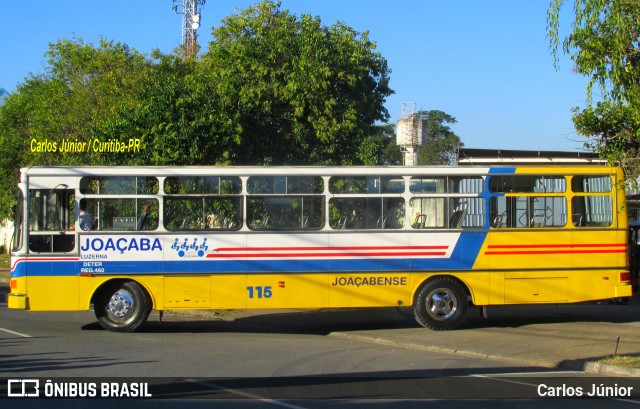 Empresa Joaçabense de Transportes Coletivos 115 na cidade de Curitiba, Paraná, Brasil, por Carlos Júnior. ID da foto: 7628202.