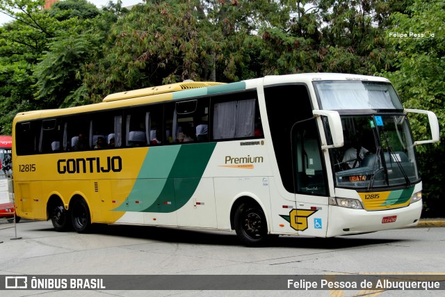 Empresa Gontijo de Transportes 12815 na cidade de São Paulo, São Paulo, Brasil, por Felipe Pessoa de Albuquerque. ID da foto: 7628307.