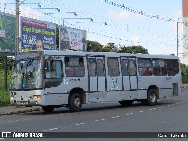 Araucária Transportes Coletivos 19L40 na cidade de Curitiba, Paraná, Brasil, por Caio  Takeda. Número da foto: #7631311.