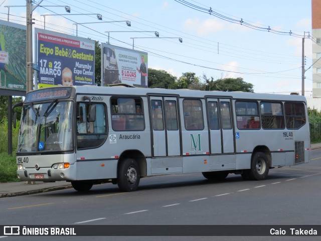 Araucária Transportes Coletivos 19L40 na cidade de Curitiba, Paraná, Brasil, por Caio  Takeda. ID da foto: 7631311.