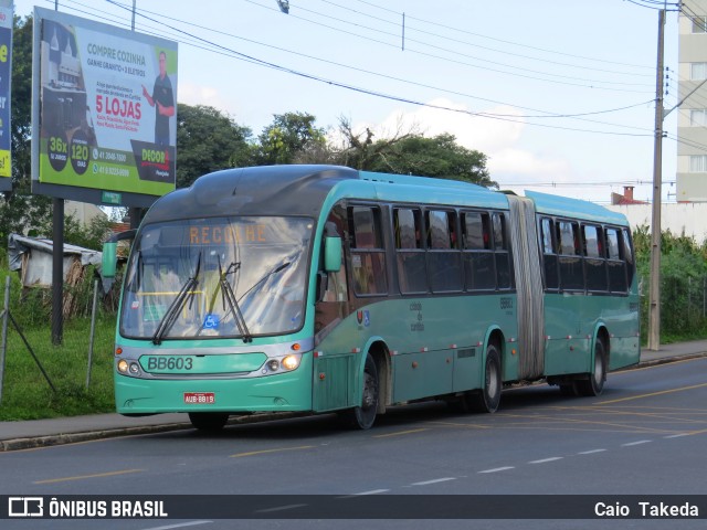 Transporte Coletivo Glória BB603 na cidade de Curitiba, Paraná, Brasil, por Caio  Takeda. Número da foto: #7631317.